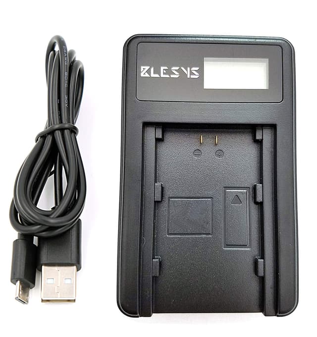 BLESYS USB-Ladegerät für Sony NP-FV50A NP-FV70A NP-FV100A Stromversorgung über USB-Wandadapter, Auto-USB-Ladegerät, 5 V Power Bank, Laptop- und Computer-USB-Anschlüsse