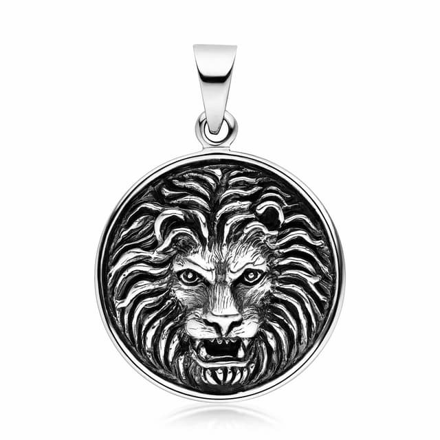 MATERIA by Matthias Wagner Löwenkopf Anhänger Silber 925 Herren Schmuck KA-112