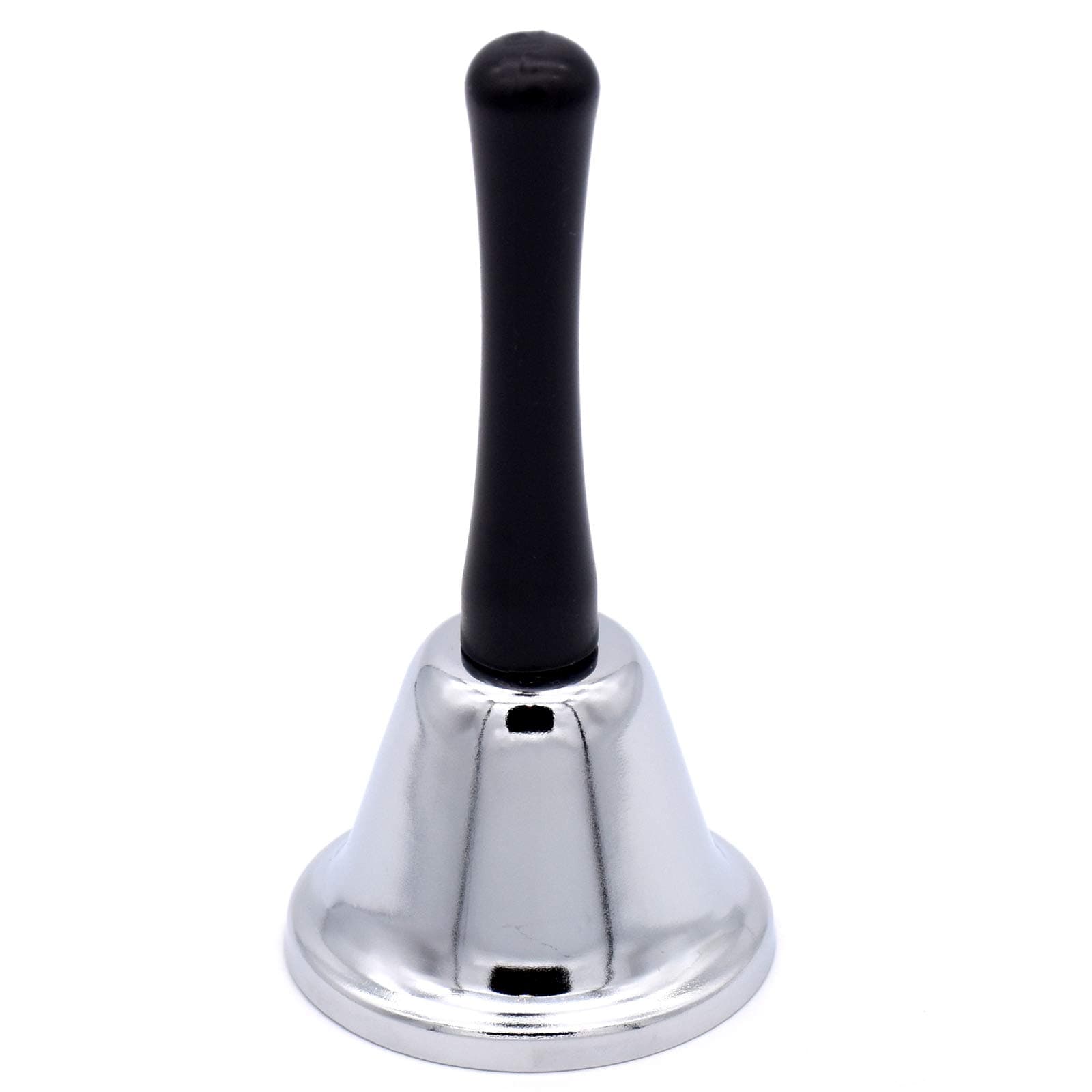 YMWALK Edelstahl Handglocke Service Glocke Achtung Schule Glocke Lauter Anruf Handglocke Schalter Empfang Glocke Abendessen Glocke für Restaurant, Hotel, Küche, Bar und Weihnachtsmann