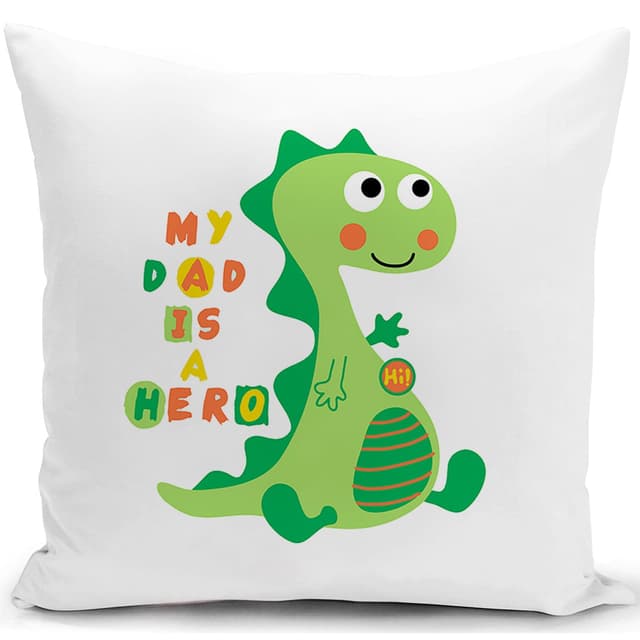 HUASHUZI Kissenbezug 40x40 cm Dino Kissen Kinder Dinosaurier Dino Geschenk deko für Kissen kinderzimmer sofakissen kissenbezüge dekokissen couchkissen kissenhülle Sofa Zimmer zierkissen