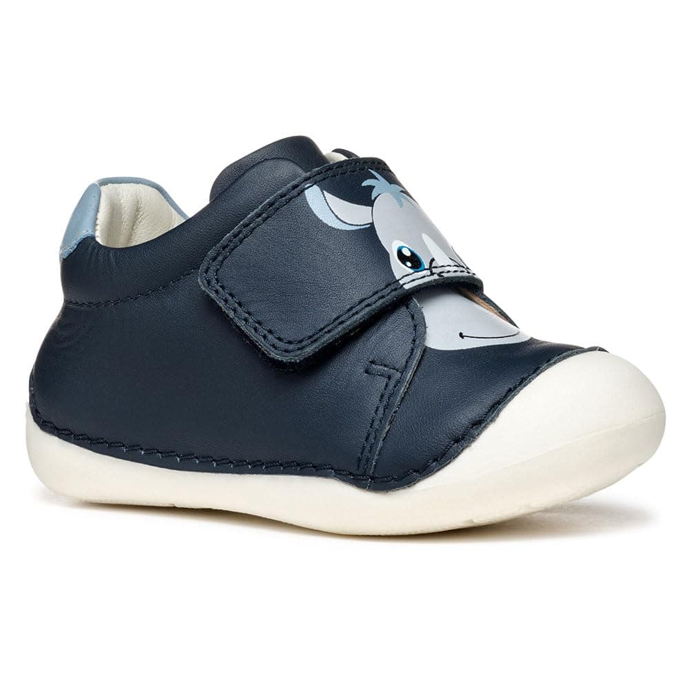 Geox Baby-Jungen B Tutim C Sneaker 18 EU Navy Lt Sky