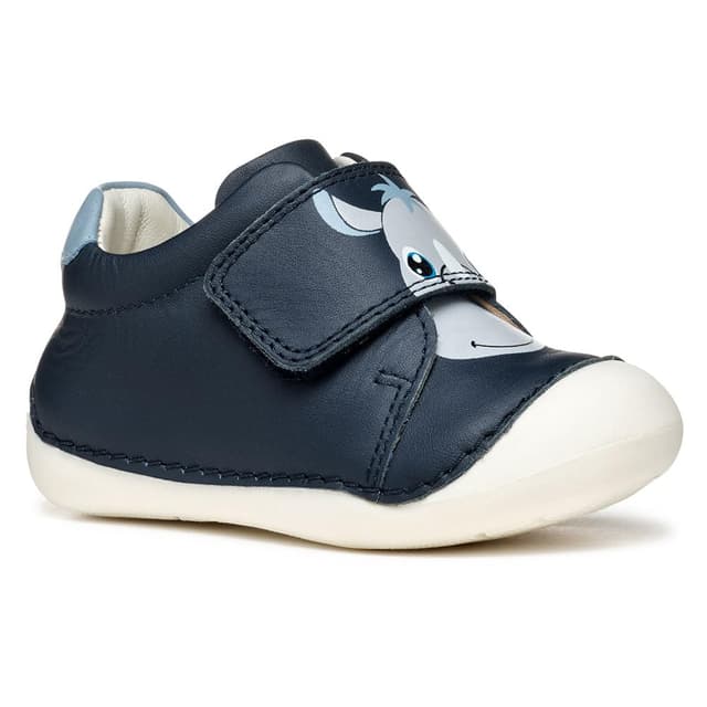 Geox Baby-Jungen B Tutim C Sneaker 18 EU Navy Lt Sky