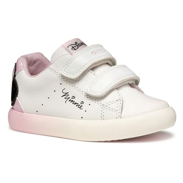 Geox Mädchen B Gisli Girl D Sneaker 27 EU White Pink