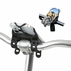 BONE Bike Tie 4 Pro Max,Universelle Dauerhaft Handyhalterung Fahrrad, Fahrradhalter für Lenker und Vorbau, Fahrräder mit Stoßdämpfung, Kompatibel mit Telefonen von 4,7” bis 7,2”- Schwarz Bike Tie 4 Pro Max Bike Tie 4 Pro Max Schwarz