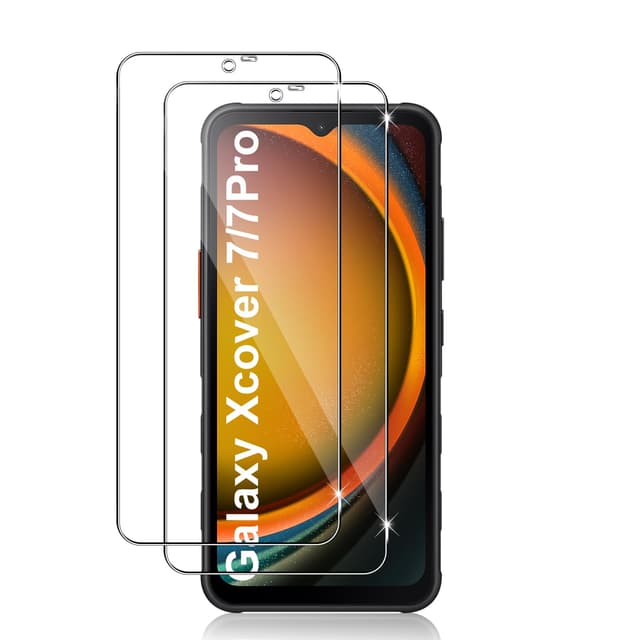 Datree für Samsung Galaxy Xcover 7/7 Pro /Xcover7 Enterprise Edition Panzerglas,2 Stück Gehärtetes Glas Panzerfolie, 9H Härte Schutzglas, Anti-Kratz, Anti-Bläschen Displayschutzfolien XCOVER 7 PRO