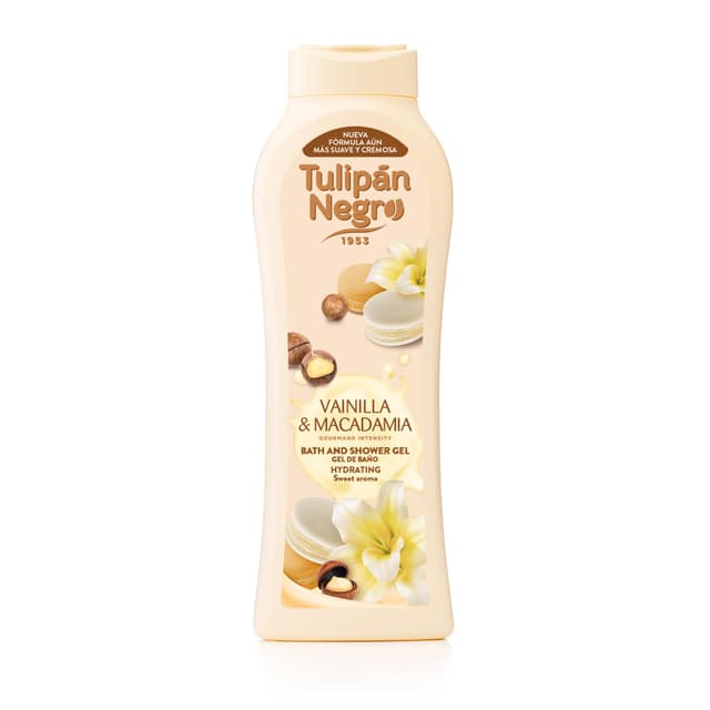 Black Tulip Gel 600 + 120 ml, Vanille und Macadamia XX - 12ml, Beige