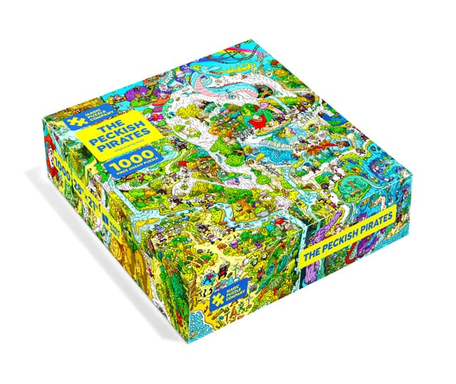 Die Peckish Pirates • 1000 Teile Puzzle aus Der Magic Puzzle Company • Serie Vier