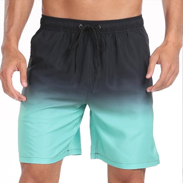 CALIYO Badehose Herren Atmungsaktive und Schnelltrocknend Badeshorts Schwimmshorts Herren Stylish Schwimmhose mit Meshfutter