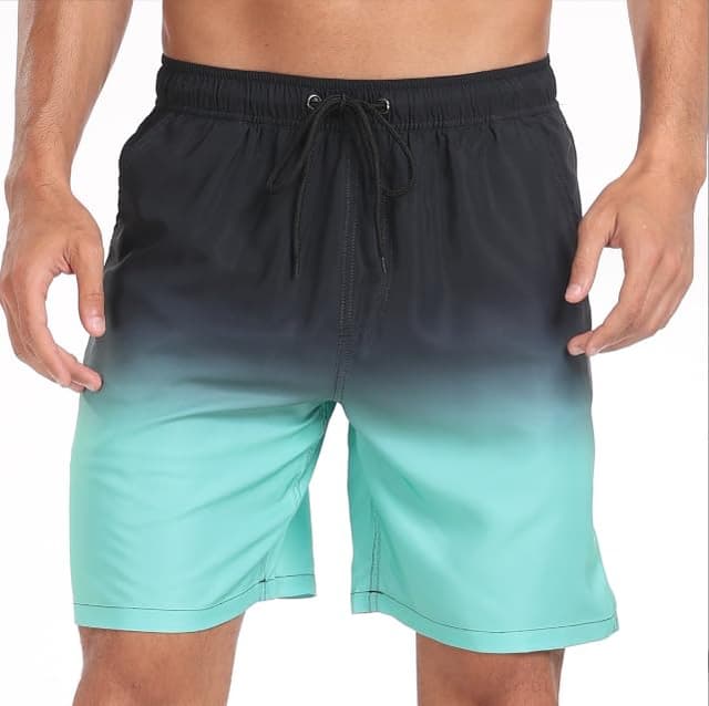CALIYO Badehose Herren Atmungsaktive und Schnelltrocknend Badeshorts Schwimmshorts Herren Stylish Schwimmhose mit Meshfutter