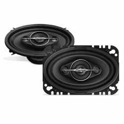 Pioneer TS-A4671F 4 x 6" 4-Weg-Koaxial-Lautsprecher Set mit 2 Lautsprechern (je 210 W max., 30 W Sinus), kraftvoller Klang, hoher Wirkungsgrad, 42 mm Einbautiefe, 93 x 153 mm Einbauausschnitt