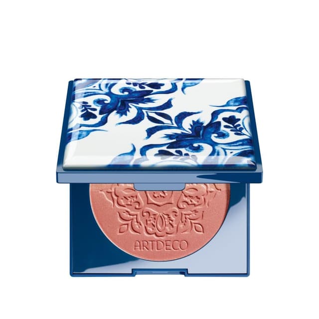 ARTDECO Blush Couture – Limited Ceramics-Design - Limitiertes, zweifarbiges Rouge im sommerlichen Azulejos-Keramik-Design zum Nachfüllen - 1 x 9 g