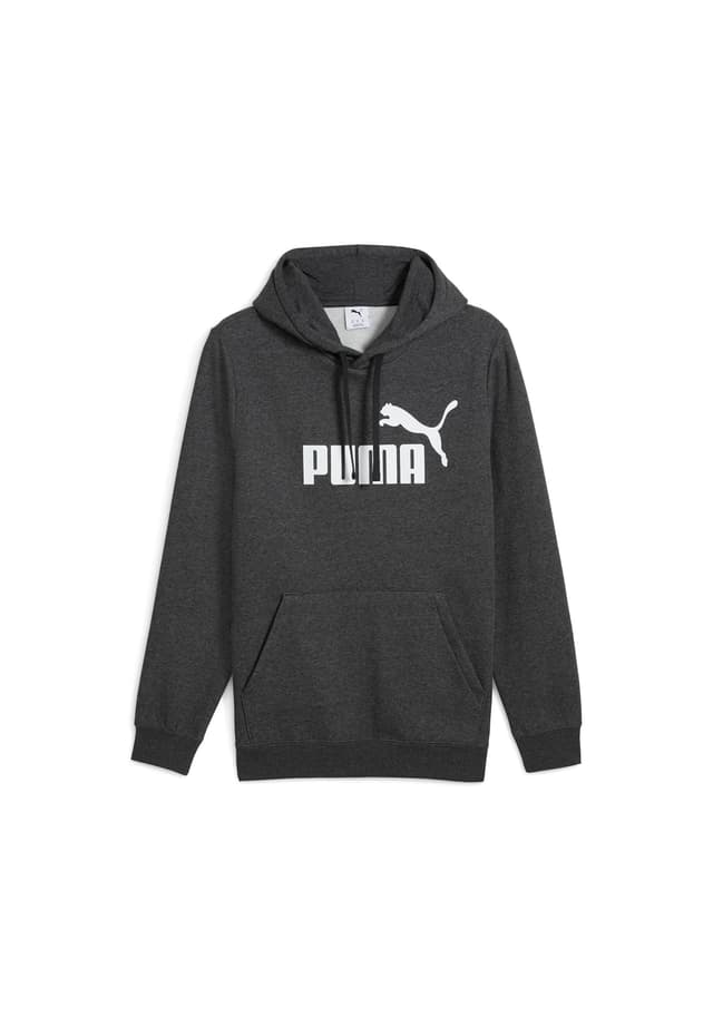 PUMA Herren ESS No. 1 Logo Hoodie FL Kapuzenpullis (1er Pack) M Dark Gray Heather