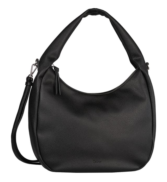 Gabor bags Conni Damen Hobo Bag Schultertasche Groß Schwarz