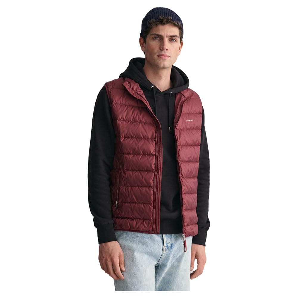 GANT Herren Leicht Gepolsterte Daunenweste, Evening Blue