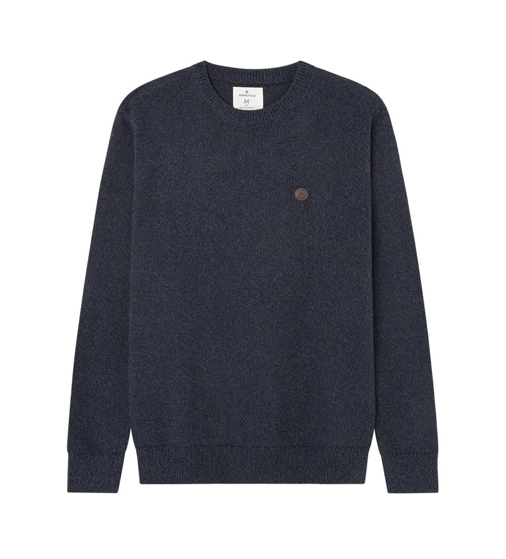 Springfield Herren Suéter Polo-Pullover