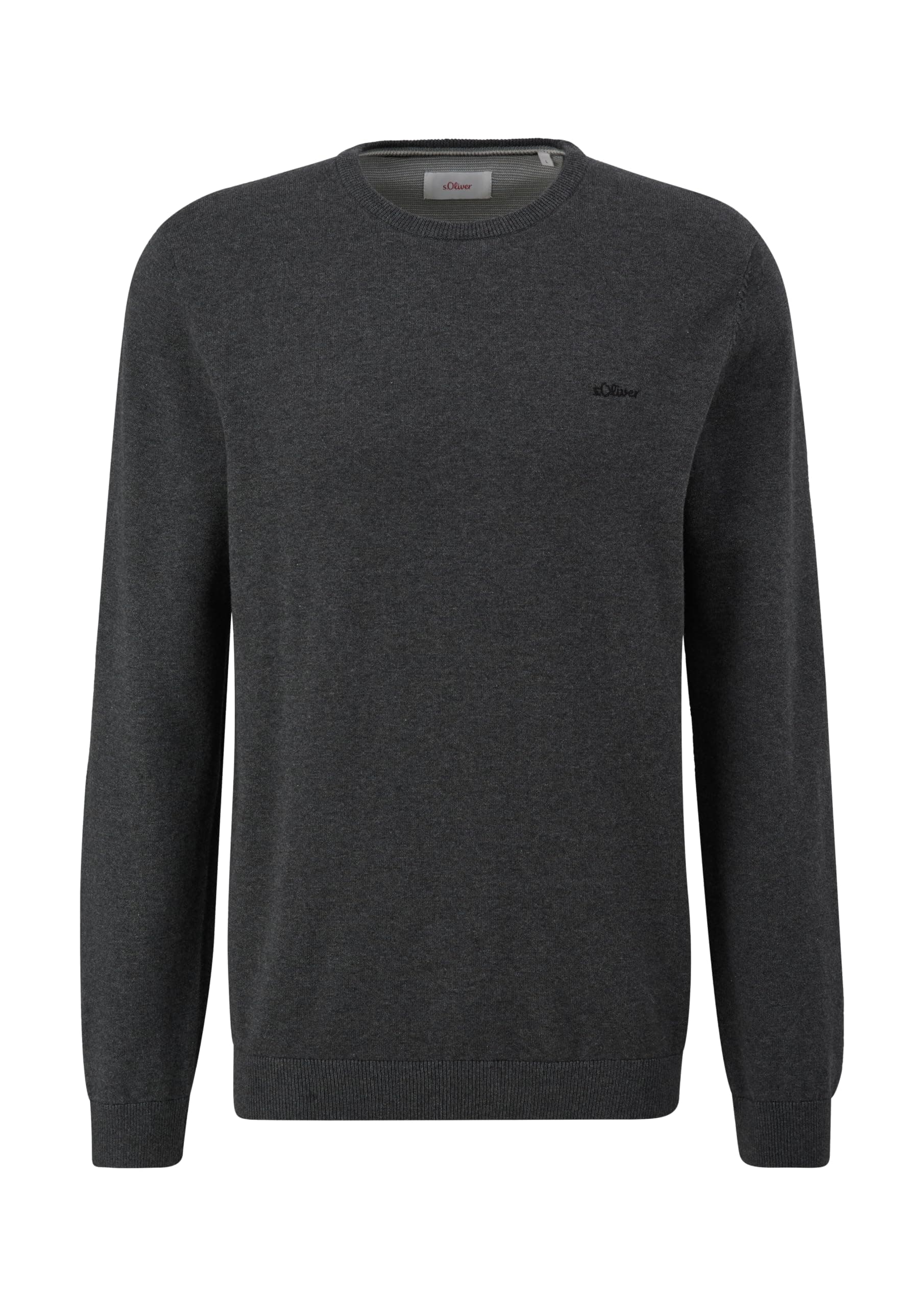 s.Oliver Men's Pullover Sweater L Dunkelgrau