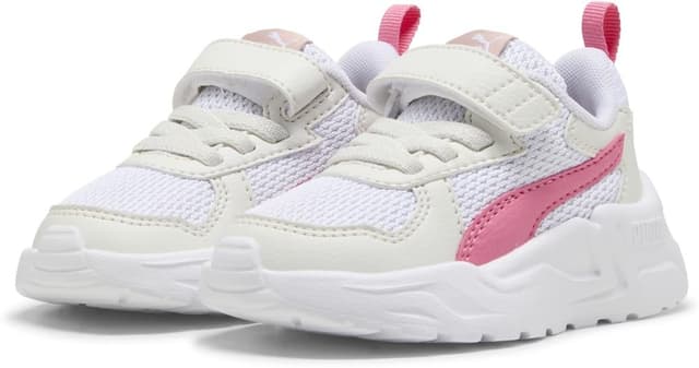 PUMA Unisex Baby Trinity Lite Ac+ Inf Sneaker 21 EU Puma White Magic Rose Vapor Gray