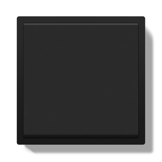 BSEED Lichtschalter Unterputz, Modern Wandschalter mit PC Rahmen, Lichtschalter mit Kabelklemmen und Krallen, 1 Fach 1 Weg, Schwarz 80x80cm 1 Fach 1 Weg Schwarz