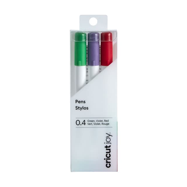 Unbekannt Cricut 2007077 Joy Fine Point Pen Set, Red, Green, Violet, for Red, Green, Violet Tasche