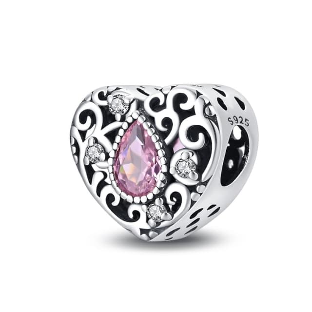 QIKAOLA 925 Sterling Silber Charms Beads für Pandora Strand Ozean Liebe Familie Tiere Charms Anhänger Fit für europäische Armbänder und Halsketten PAC758