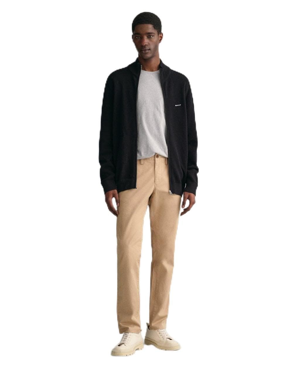 GANT Herren Slim Twill Chinos Klassische Hose 30W / 34L Dark Khaki