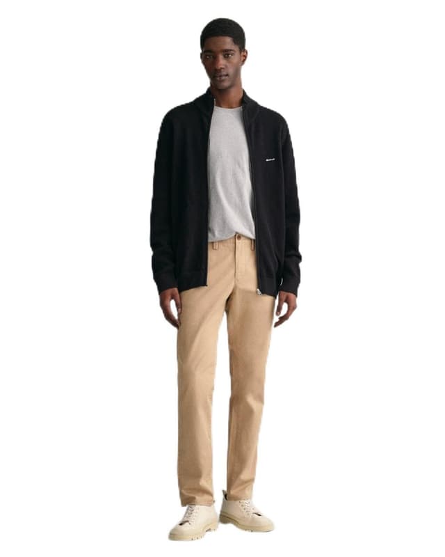 GANT Herren Slim Twill Chinos Klassische Hose 30W / 34L Dark Khaki
