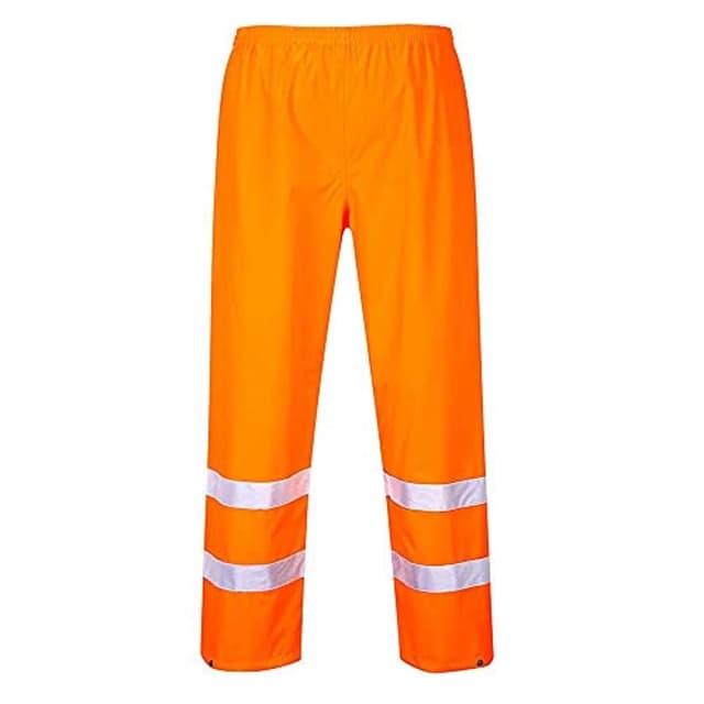 Portwest Warnschutz-Hose Traffic, Größe: L, Farbe: Orange, S480ORRL orange l Cargo