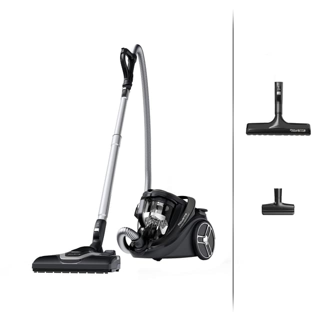 Rowenta RO7935 Silence Force Cyclonic Effitech, beutelloser Bodenstaubsauger, Schwarz, 2.5 liters, 59 Dezibel RO7935_schwarz