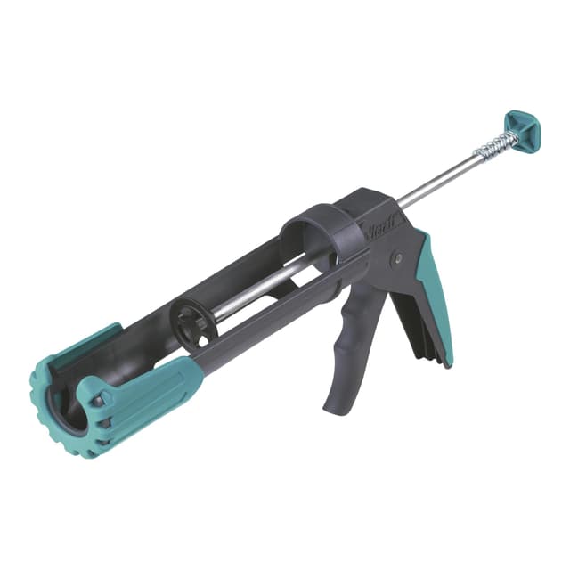 wolfcraft MG 200 mechanische Kartuschenpresse, Ergonomische Kartuschenpistole mit gummiertem Handgriff & drehbarer Griffhülse, Für 310 ml Kartuschen geeignet, 4352000 wolfcraft MG 200 mechanische Kartuschenpresse 4352000