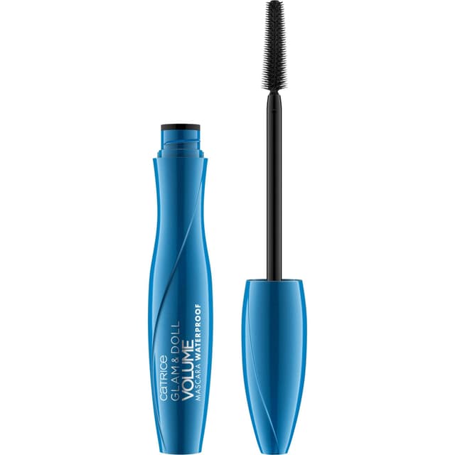 Catrice Glam & Doll Volume Mascara Waterproof, Wimperntusche, schwarz, definierend, verlängernd, volumengebend, langanhaltend, matt, wasserfest, vegan, ohne Parfüm (10ml) schwarz 10 ml (1er Pack)