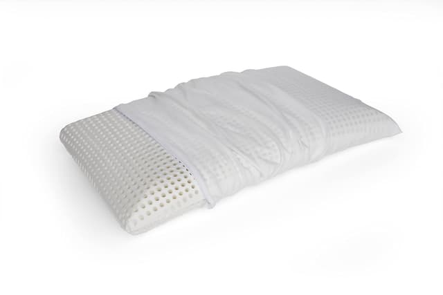 Talamo Italia Kissen für das Bett, 100% Made in Italy, Abnehmbares "Seifenkissen" aus perforiertem Memory-Schaum, hypoallergen und atmungsaktiv, 70x40xh12 cm altezza 12 Cover inclusa Singolo