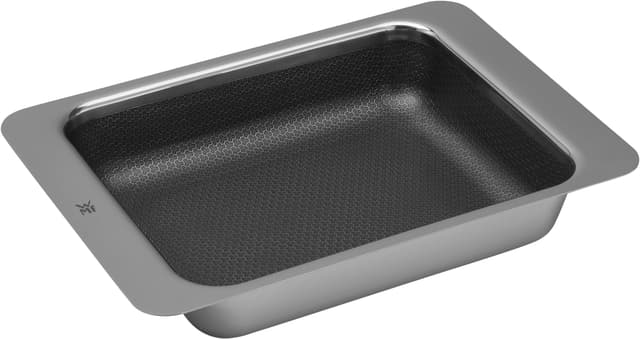 WMF Profi Resist Brat- und Auflaufform groß 39 x 30 x 7 cm, Ofenform beschichtet, Mehrschichtmaterial beschichtet, Wabenstruktur Auflaufform L