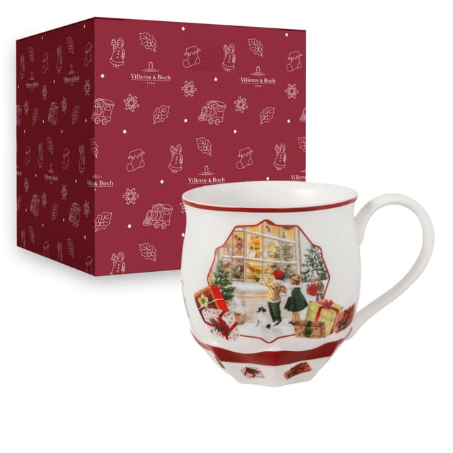 Villeroy & Boch – Toy's Fantasy Henkelbecher Weiß, Tasse, Kaffeetasse, Heißgetränkebecher Toys, Weihnachtstasse, Kaffeebecher, Wintertasse, Weihnachtsbecher, Premium Porcelain