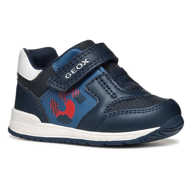 Geox Baby-Jungen B Rishon Boy A Sneaker 21 EU Navy Dk Red