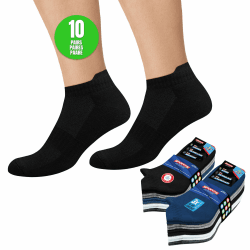 SOXCO 10 Paar Sneaker Socken Herren 43-46 Damen 35-38 39-42 Sportsocken Kurze socken 47-50 Mehrfarbig