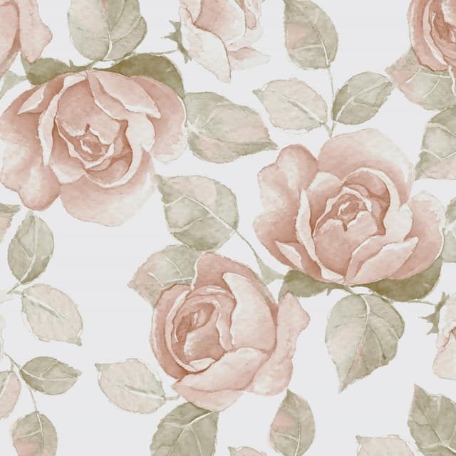 Fiula Rosen Tapeten Selbstklebende Tapete Blumen 41CMx5M Blumentapete Klebefolie Rosa Weiß Vintage Tapeten Romanze Wandtapete Florales Muster Dekorfolie Wasserdicht Schlafzimmer Wohnzimmer Möbelfolie 0.4W x 0.1L m Pink