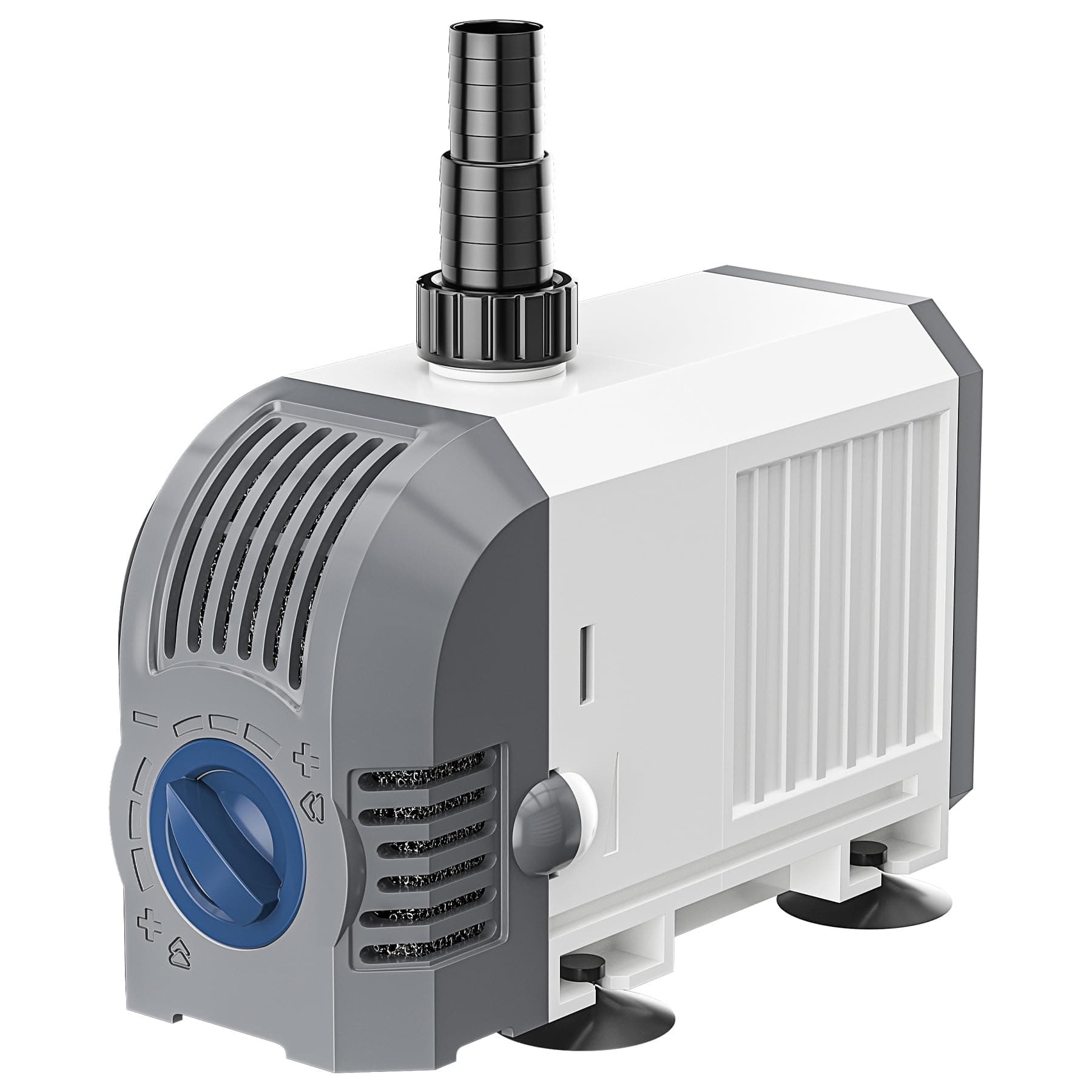 everfarl Aquarium Pumpe Teichpumpe für Außen, Wasserpumpe Leise Tauchpumpe Klein 25W 1500L/H Regelbare Teichpumpe mit 1,8m Kabel für Steingarten Aquarium Brunnen Hydroponik-Systeme