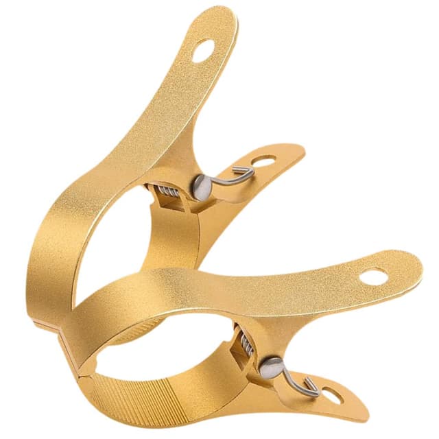 Alipis 2 Stücke Wäscheklammern Strandtuchklammern Winddicht Klammern Handtuch Klammern Strandtuch Clips Windbeständig für Wäsche Strandtuch Badetuch Teppich Bettwäsche Golden