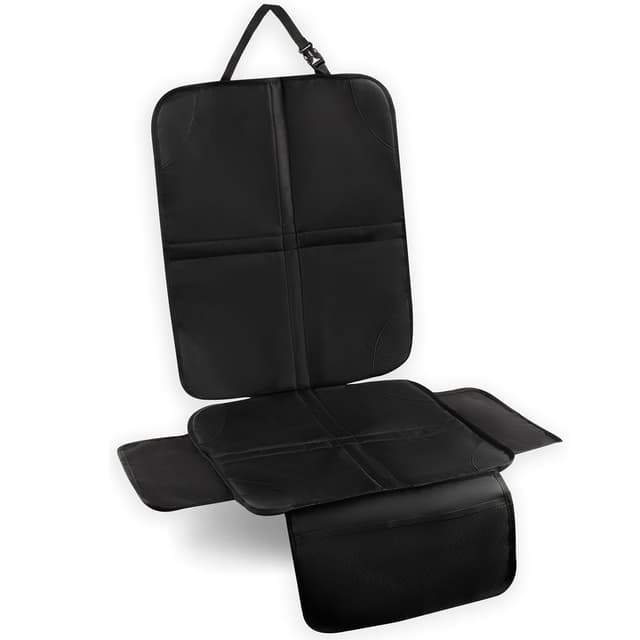 Romon Kindersitzunterlage Auto, 1 Stück Autositzschoner Geeignete Sitzschoner Auto Kindersitz Wasserabweisender Polyester Stoff Sitzschutz Car Seat Cover Kinderautositze Unterlagen Autositze, Schwarz