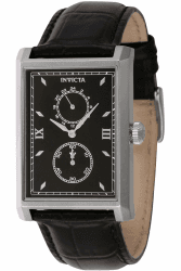 Invicta Herren Analog Quarz Uhr mit Leder Armband 46857