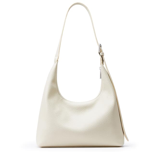 KALIDI Damen Handtasche Schultertasche PU Leder Tote Bag Vintage Hobo Tasche mit verstellbarem Gurt für Arbeit Schule Shopper Lässige täglich Beige