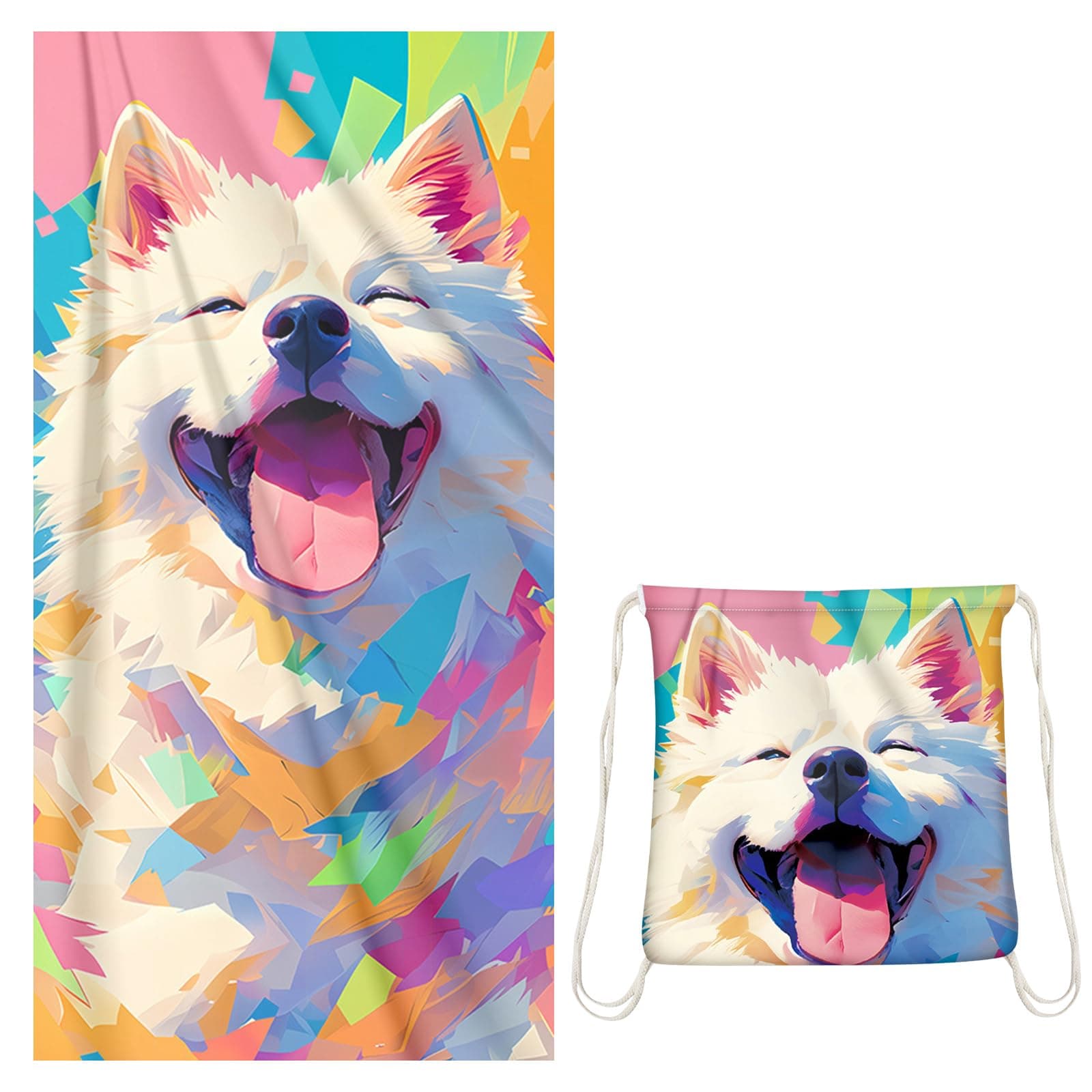 LETTERASHQP Strandtuch 70x140cm mit Rucksack Funktion Strandtuch Mikrofaser Strandhandtuch groß Badehandtuch Mikrofaser Baumwolle StrandtuchKinder Mädchen Jungen und Erwachsene für Strand Bade