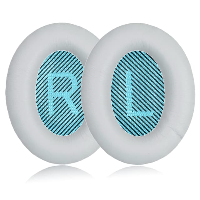 JHZZWJ Ersatz Ohrpolster für Durchmesser Bose QuietComfort 15 QC15 QC25 QC35 QC2 Ae2 Ae2i Ae2w SoundTrue/SoundLink Around Ear Ohrpolster aus Kunst Leder BOSE QC15 HUI LAN