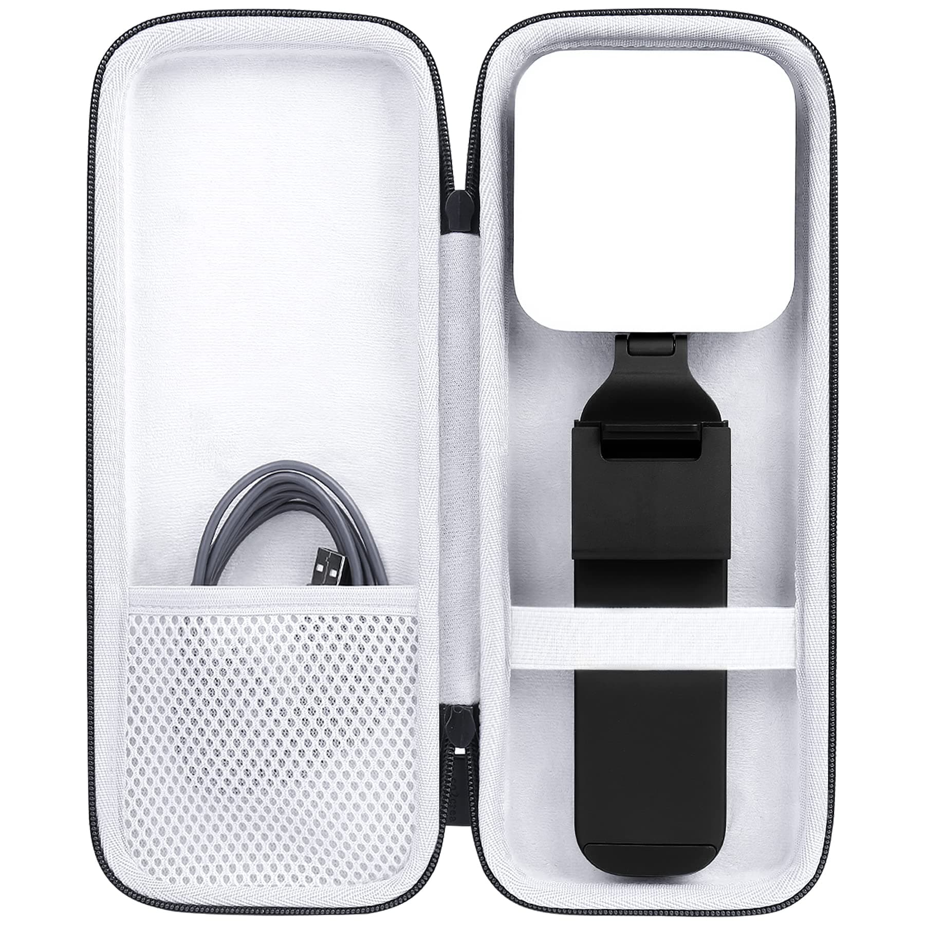 co2CREA Hart reiseschutzhülle Etui Tasche für Logitech Litra Glow Premium LED Streaming Light, Nur Tasche