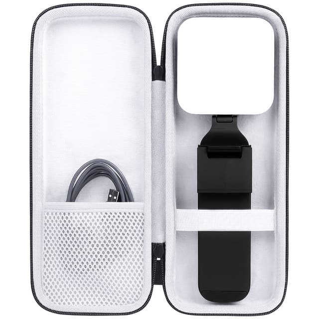 co2CREA Hart reiseschutzhülle Etui Tasche für Logitech Litra Glow Premium LED Streaming Light, Nur Tasche