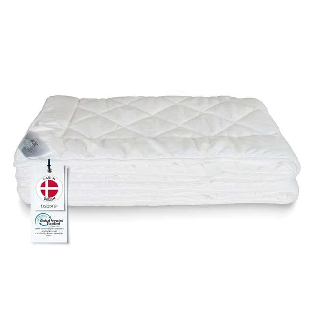 Arctic Bettdecke 135x200 cm – 4-Jahreszeiten Mikrofaser Steppdecke mit Druckknöpfen Teilbar – Oeko-Tex Zertifiziert – Waschbar bei 40°C