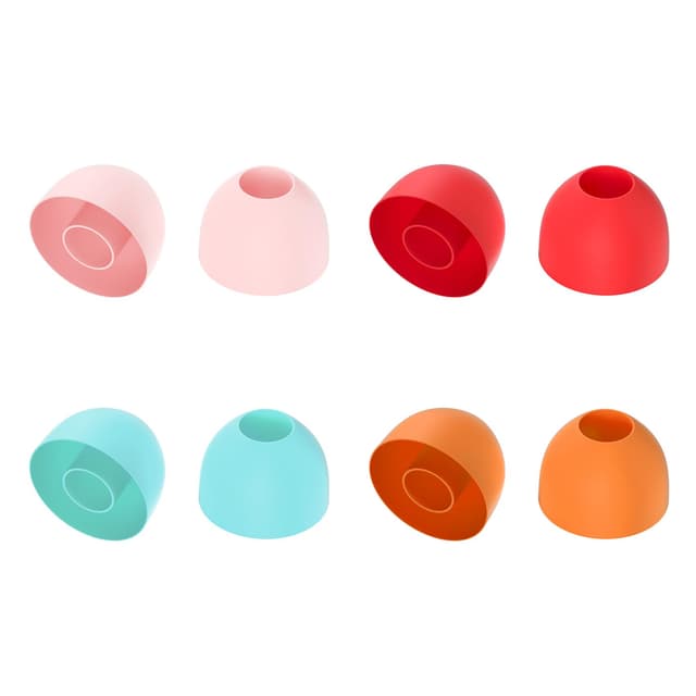 Kbear Ersatz-Ohrstöpsel aus Silikon, 4 Farben, 4,00 mm Innendurchmesser, für Kopfhörer, kabelloser In-Ear-Monitor IEM