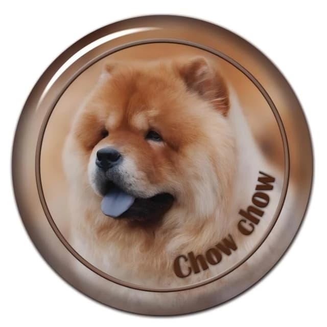 Chow Chow Hund Aufkleber, Reflektierend Wasserfest, Lustige Aufkleberfür Laptop Kühlschrank Auto Stoßstange Fenster Dekoration (15cm/5.9 Inch)