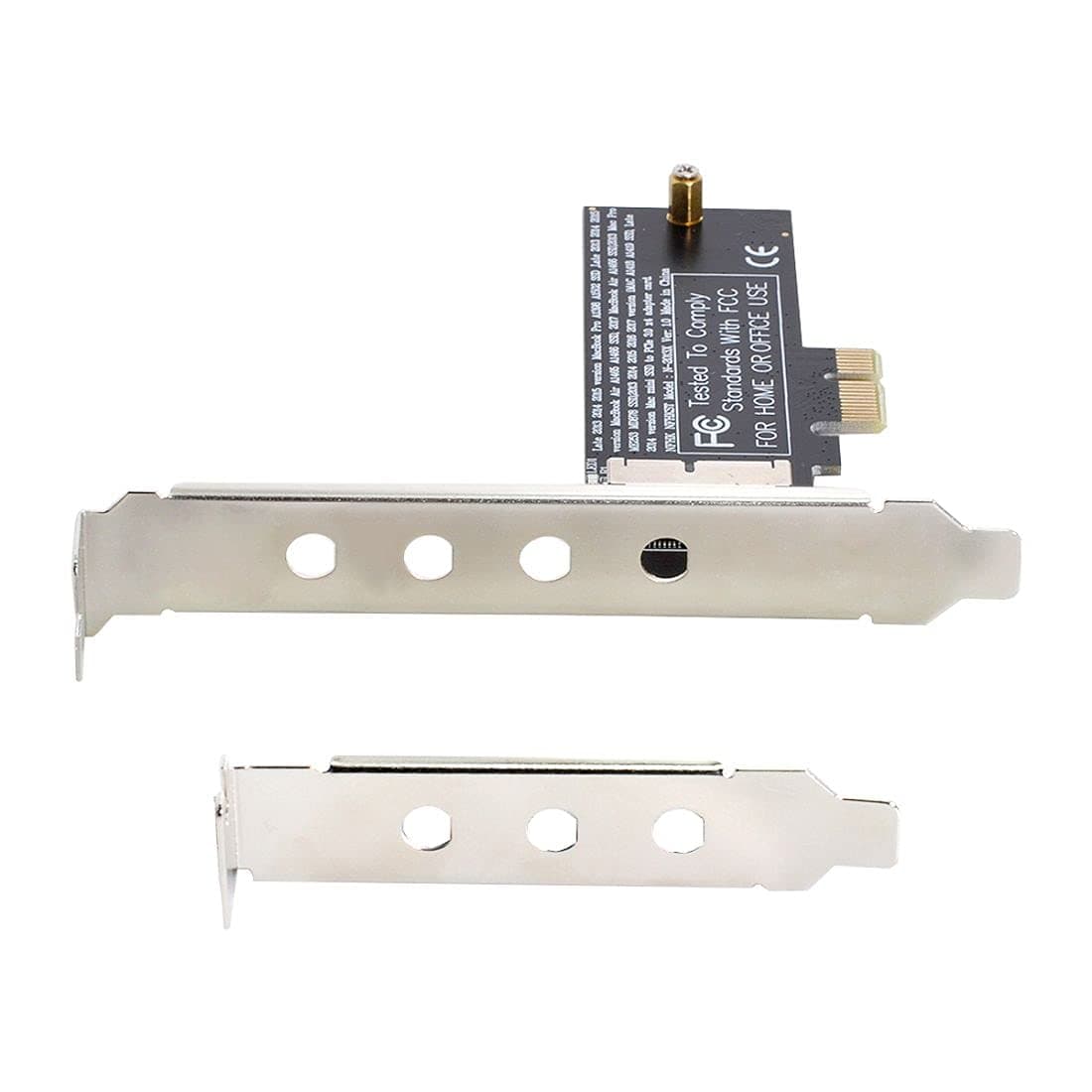 chenyang CY PCI Express Convert Card PCI-E 1X auf 12+16 Pin 2013-2017 Mac Pro Air SSD Convert Card für A1493 A1502 A1465 A1466 12+16Pin to PCI-E X1 Black