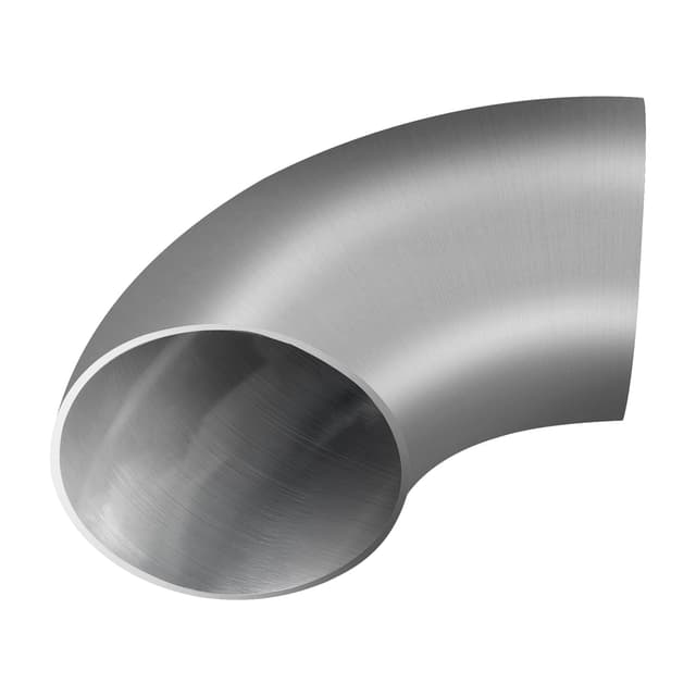 LALAGO Edelstahl Bogen, 90 Grad 45mm Edelstahl Rohrbogen, Rohr Auspuff Bogen, Stahl SS304 Auspuff Dornbiege Elbow, Bending Pipe, 90° Winkelbiegerohrs (90°, 1,75 inch) 1,75 inch 90°